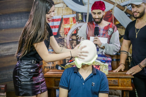 Handsome Guys Getting Pied