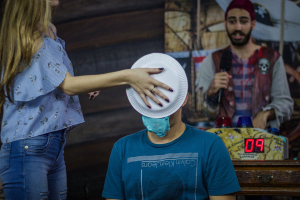 guys getting pied and slimed