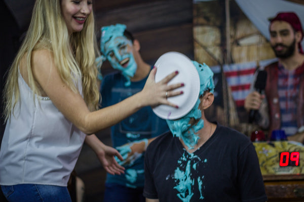 Handsome Guys Getting Pied and slimed