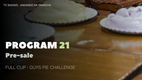 PRE-SALE Program 21 | Pie Challenge Program 21 ("Guys getting pied in the face" - Full Clip) mp4. fulHD 1920x1080