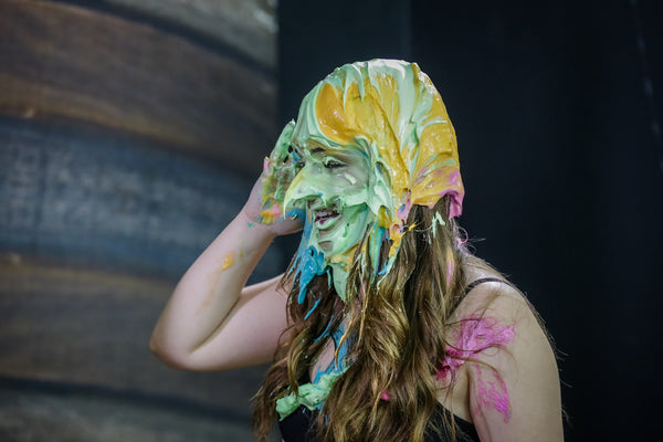 Giovanna and Alessandra and taking many pies in the face and slimed - Épic Program 08