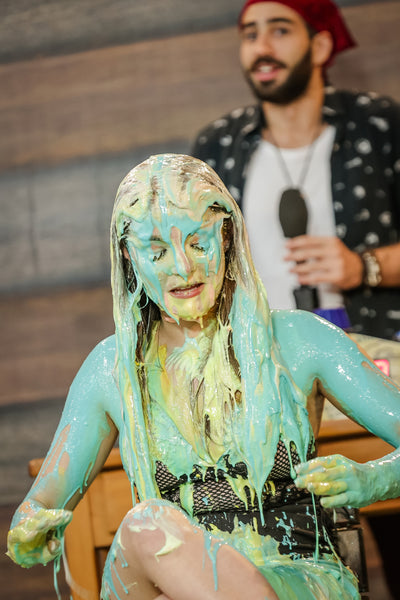 Mia at the pie game Saturday afternoon [+ Slime Time!] - Program 16