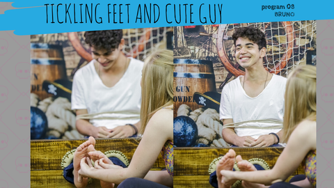 male feet tickling