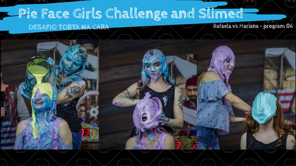 girls getting pied and slimed