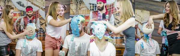 Handsome Guys Getting Pied